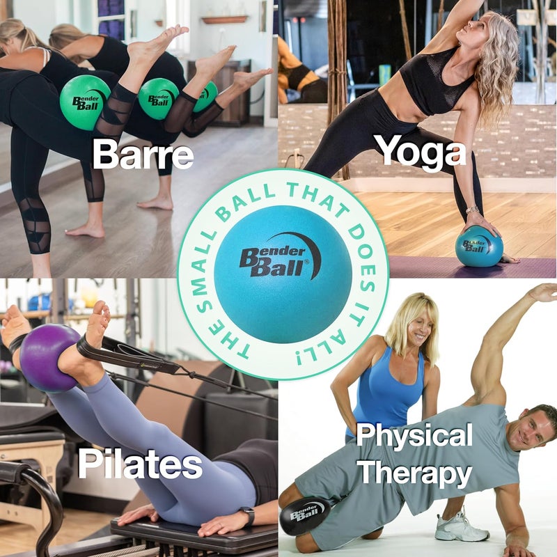 Bender Ball The Original 9 inch Pilates Ball for Abs, Core & Back, Core Training Ball, Small Crunch Exercise Ball, Includes 5 Streaming Videos + Core Training/Bun & Thighs DVD or Without DVD - Image 2